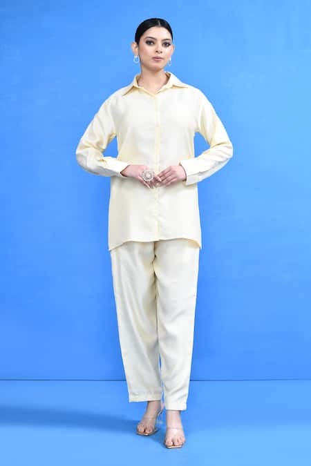 Sayisha Solid Shirt & Pant Set 