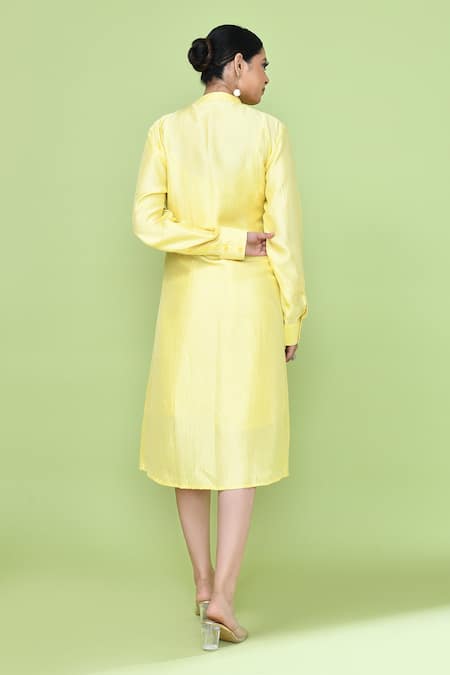 Sayisha Solid Jacket & Inner Dress Set 