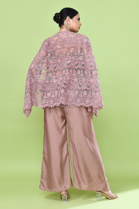 Sayisha Cutwork Cape & Pant Set 