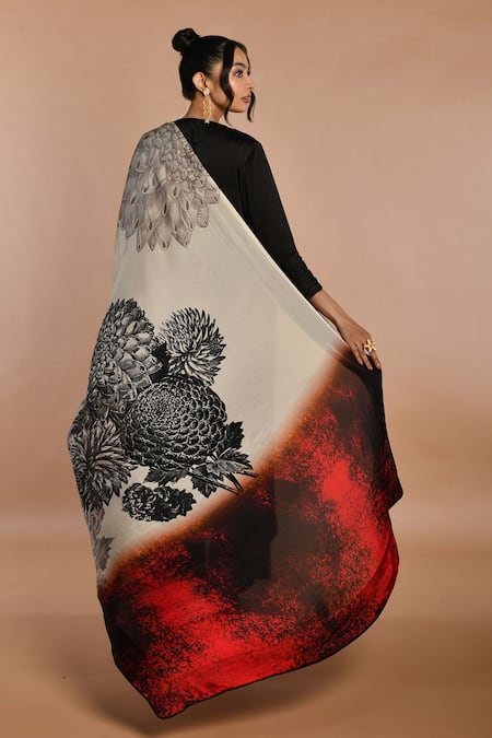 ISADAA BY ROTNA DUTT Digital Print Kurta Palazzo & Dupatta Set 