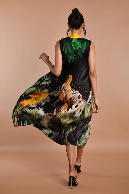 ISADAA BY ROTNA DUTT Digital Printed Shirt Dress 