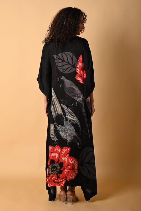 ISADAA BY ROTNA DUTT Digital Print Kaftan & Pant Set 