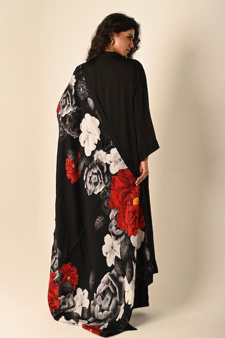 ISADAA BY ROTNA DUTT Digital Printed Satin Organza Dupatta 