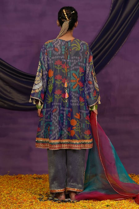 Jyoti Bansal Printed Tissue Kurta Set 