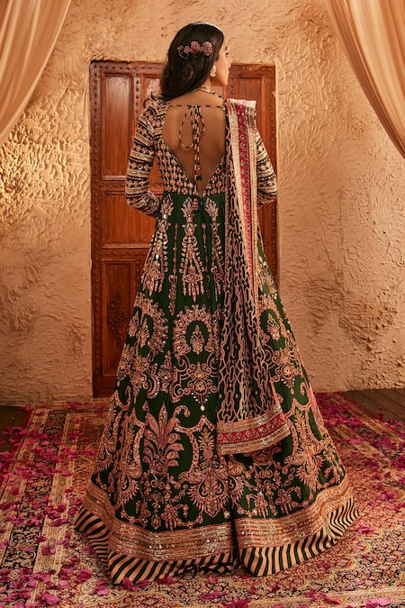 The Royaleum Vaarahi Embroidered Anarkali & Dupatta Set 