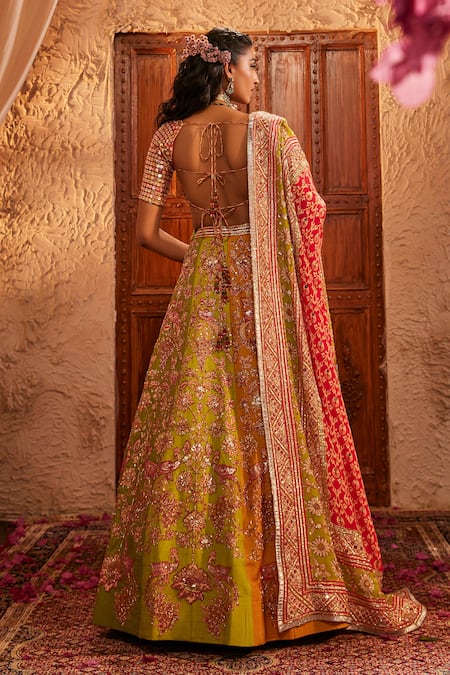 The Royaleum Yuvranii Yuvrani Embroidered Lehenga Set 