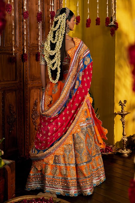 The Royaleum Mandira Embroidered Lehenga Set 