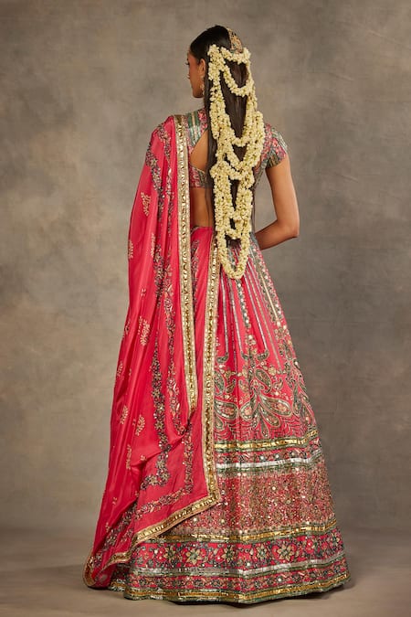 The Royaleum Rosira Embroidered Lehenga Set 