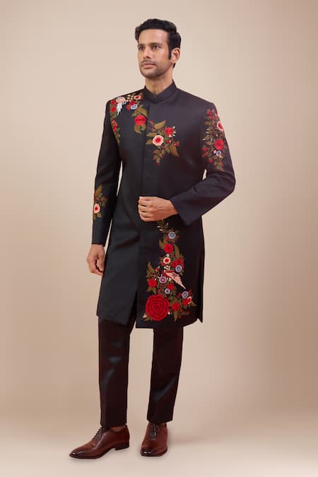 Arihant Rai Sinha Embroidered Sherwani Set 