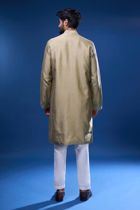 Arihant Rai Sinha Floral & Mirror Embroidered Kurta Set 