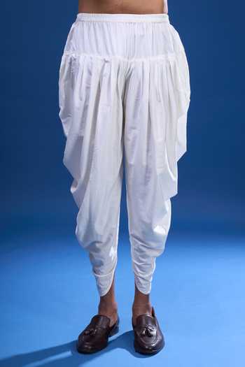 Shop Arihant Rai Sinha Cream Silk Embroidery, Mirrors Work Kurta Patiala Pant Set Online at Aza Fashions Shop_Arihant Rai Sinha_Cream Silk Embroidery, Mirrors Work Kurta Patiala Pant Set _Online_at_Aza_Fashions