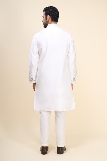 Arihant Rai Sinha Floral & Mirror Work Kurta Set 