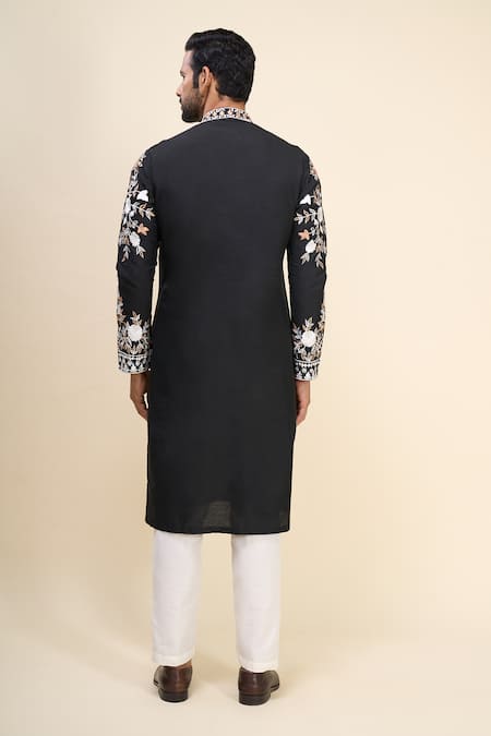 Arihant Rai Sinha Floral Embroidered Kurta Set