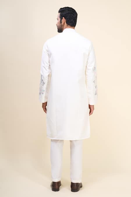 Arihant Rai Sinha Floral Embroidered Kurta Set 