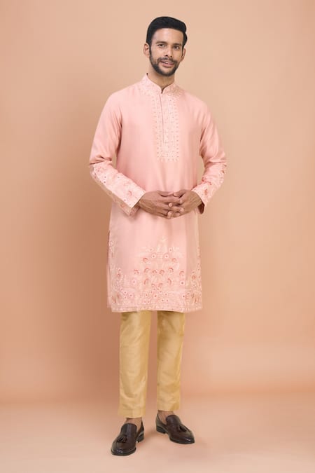Arihant Rai Sinha Embroidered Full Sleeve Kurta Pant Set 