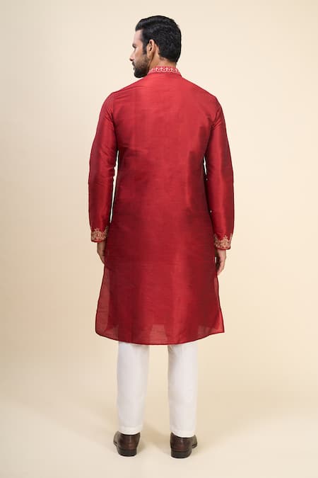 Arihant Rai Sinha Placement Embroidered Kurta Pant Set 