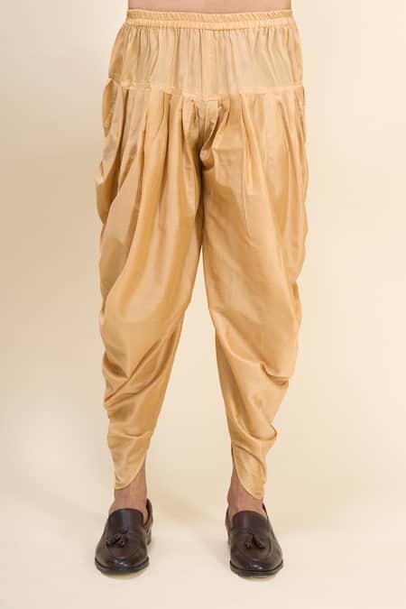 Shop_Arihant Rai Sinha_Black Silk Embroidery Kurta Patiala Pant Set _Online_at_Aza_Fashions