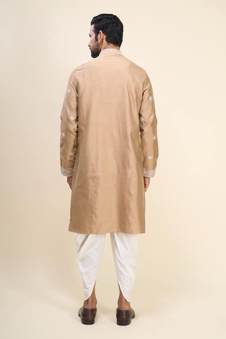 Arihant Rai Sinha Floral Embroidered Kurta Patiala Pant Set 