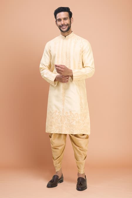Arihant Rai Sinha Paisley Embroidered Kurta Patiala Pant Set 