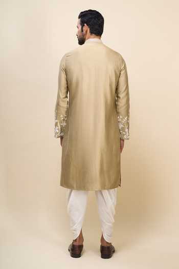 Arihant Rai Sinha Thread & Mirror Work Kurta Patiala Pant Set 