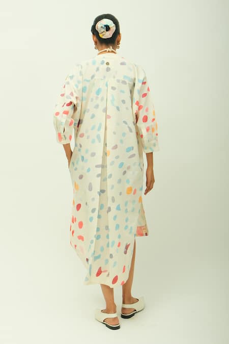 OFRIDA Kahlo Printed Poplin Dress 
