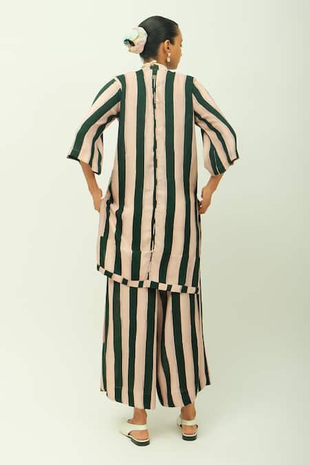 OFRIDA PG Stripes Striped Pattern Pant 