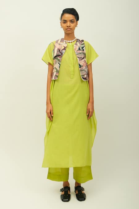 OFRIDA Melora Abstract Pattern Lilac Jacket 