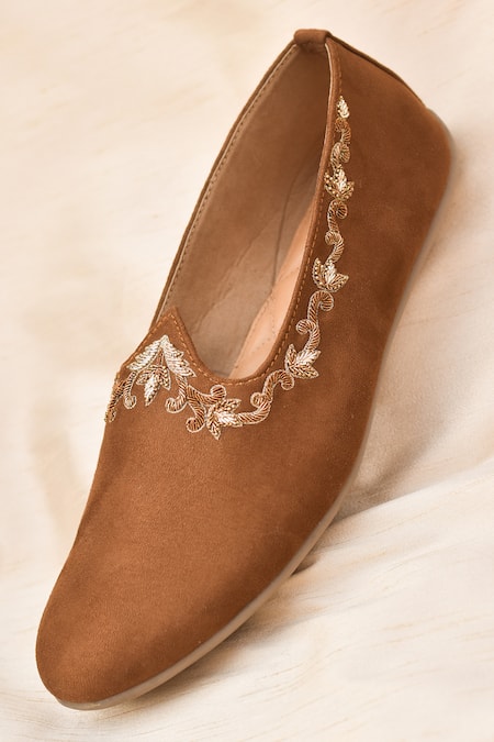 Around Always MilindEmbroidered Loafers 