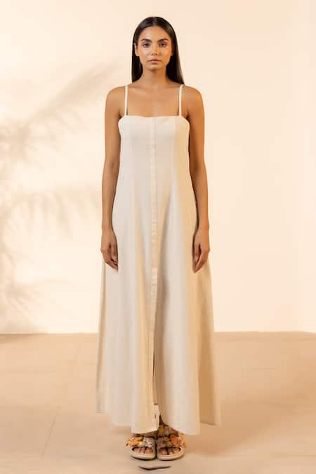 Ourdve Summer Sway Handloom Cotton Dress 