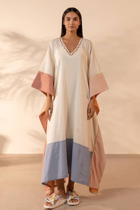 Ourdve Peel Color Block Kaftan 