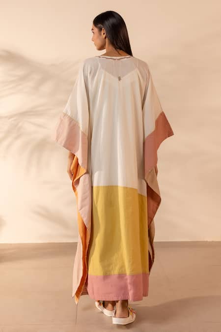 Ourdve Peel Color Block Kaftan 