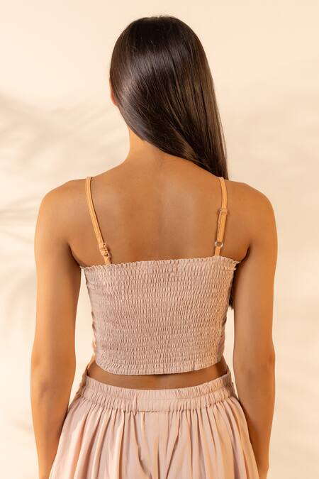 Ourdve_Pink Cotton Embroidery Open , Sweetheart Zinnia Shrug _at_Aza_Fashions