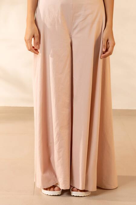 Buy Ourdve Pink Cotton Embroidery Open Neck Zinnia Shrug And Pant Set Online at Aza Fashions Buy_Ourdve_Pink Cotton Embroidery Open Neck Zinnia Shrug And Pant Set _Online_at_Aza_Fashions