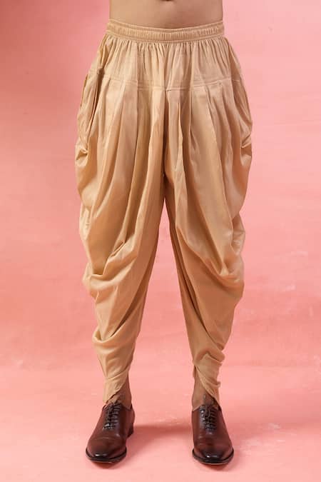 Arihant Rai Sinha_Blue Silk, Polyester, Viscose Jacquard Jacket Sherwani And Peshawari Pant Set _Online_at_Aza_Fashions