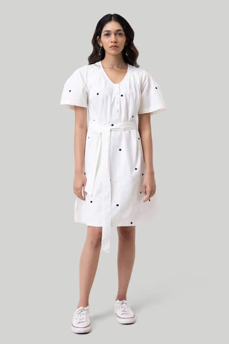 Reistor Pleated Tent Dress 