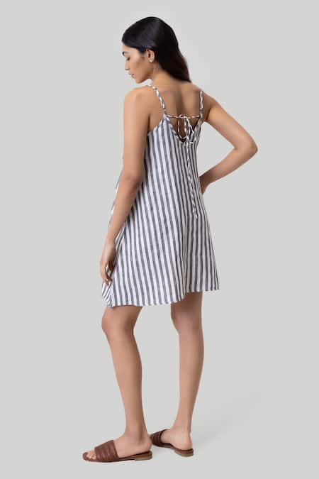 Reistor Striped Tent Dress 