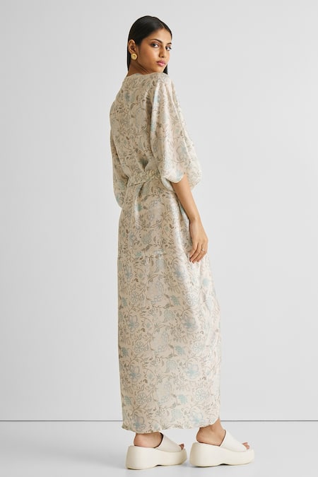 Reistor Printed Kaftan Dress 
