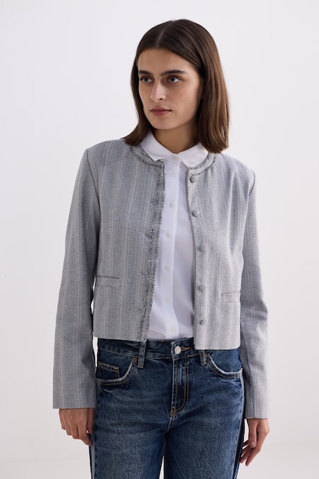 Reistor Tweed Cropped Lady Jacket 