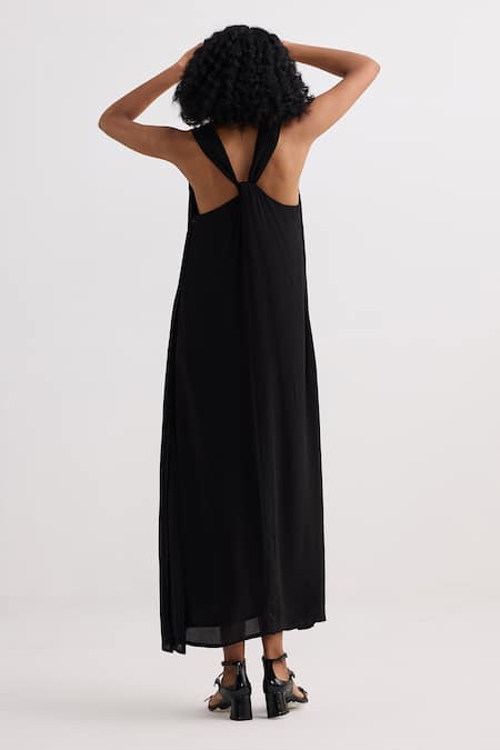 Reistor Crepe Sleeveless Dress 