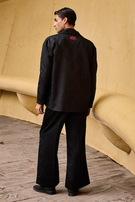 Therealb Jacquard Shirt Jacket & Shirt Set 