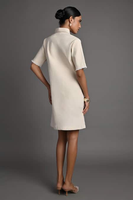 Veera Wear Ivory Shell Dress 