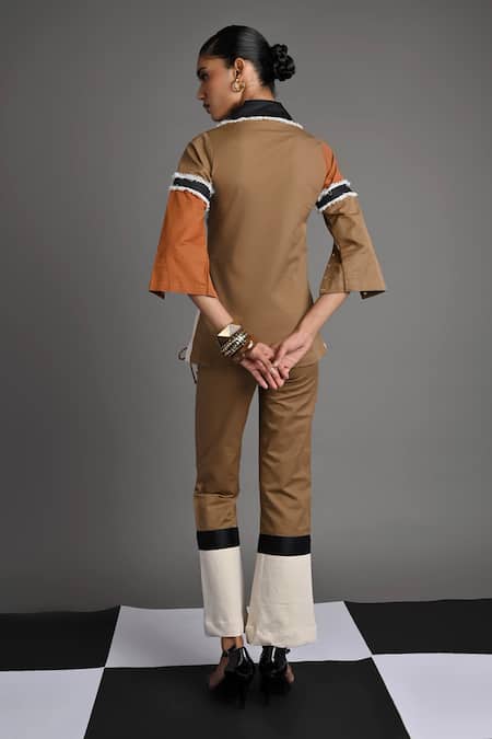 Veera Wear Sierra Edge Panel Top & Trouser Set 