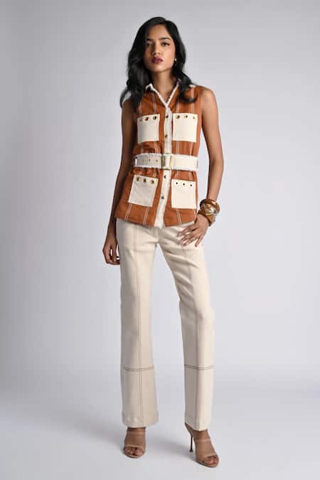 Veera Wear Safari Luxe Top & Trouser Set 