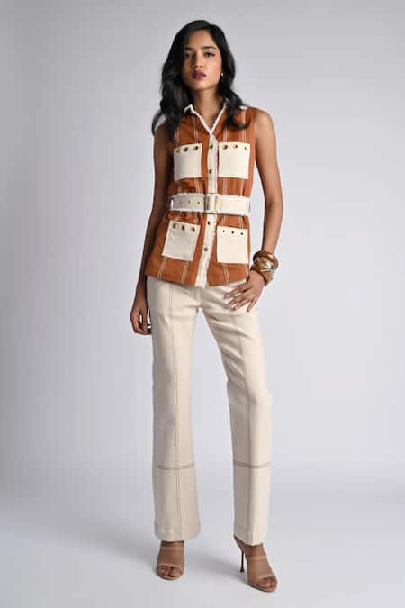 Veera Wear Safari Luxe Utility Top 