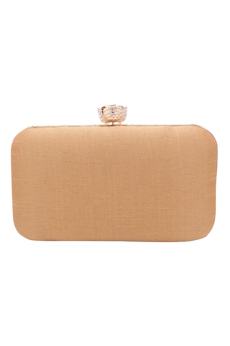 Nazaakat By Samara Singh Beaded Checkered Clutch 