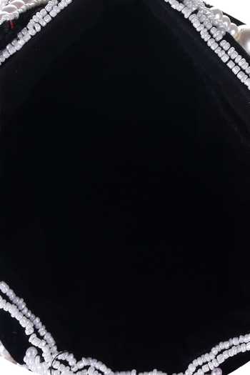 Buy_Nazaakat By Samara Singh_Black Beads, Pearls And Embellished Potli _Online_at_Aza_Fashions