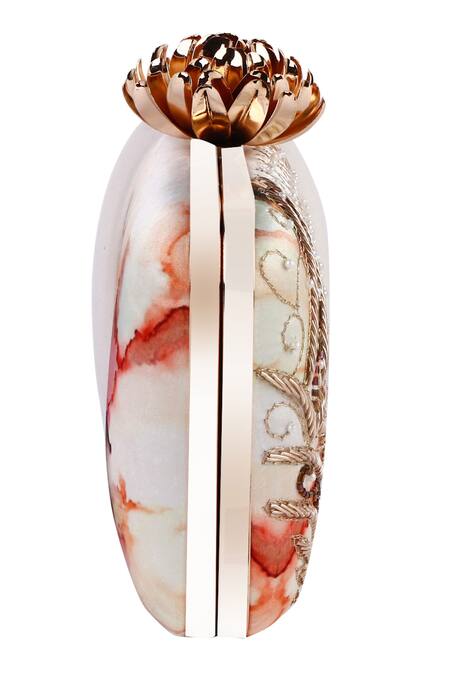 Buy Nazaakat By Samara Singh White Embroidery, Beads Floral And Pearl Clutch Online at Aza Fashions Buy_Nazaakat By Samara Singh_White Embroidery, Beads Floral And Pearl Clutch _Online_at_Aza_Fashions