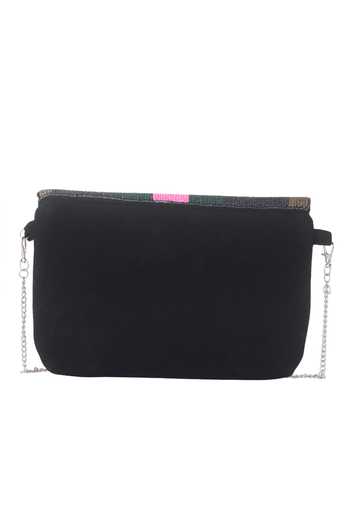 Nazaakat By Samara Singh Beaded Bee Motif Clutch Bag  