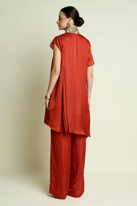Aakaar Draped Tunic & Pant Set 
