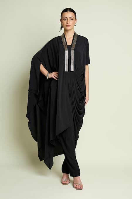 Aakaar Draped Tunic & Pant Set 
